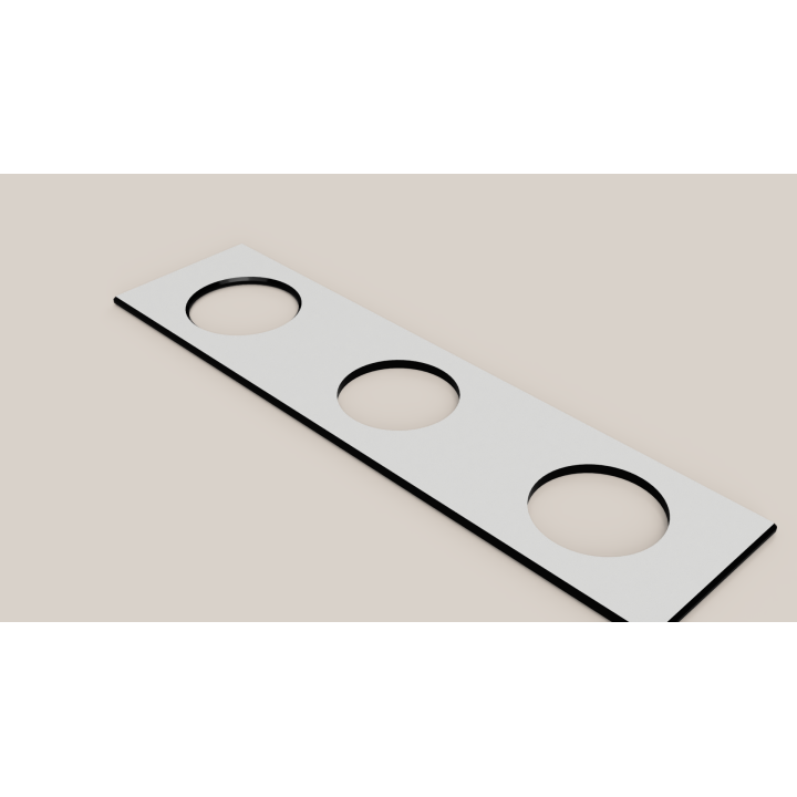 Plateau 3 gobelets