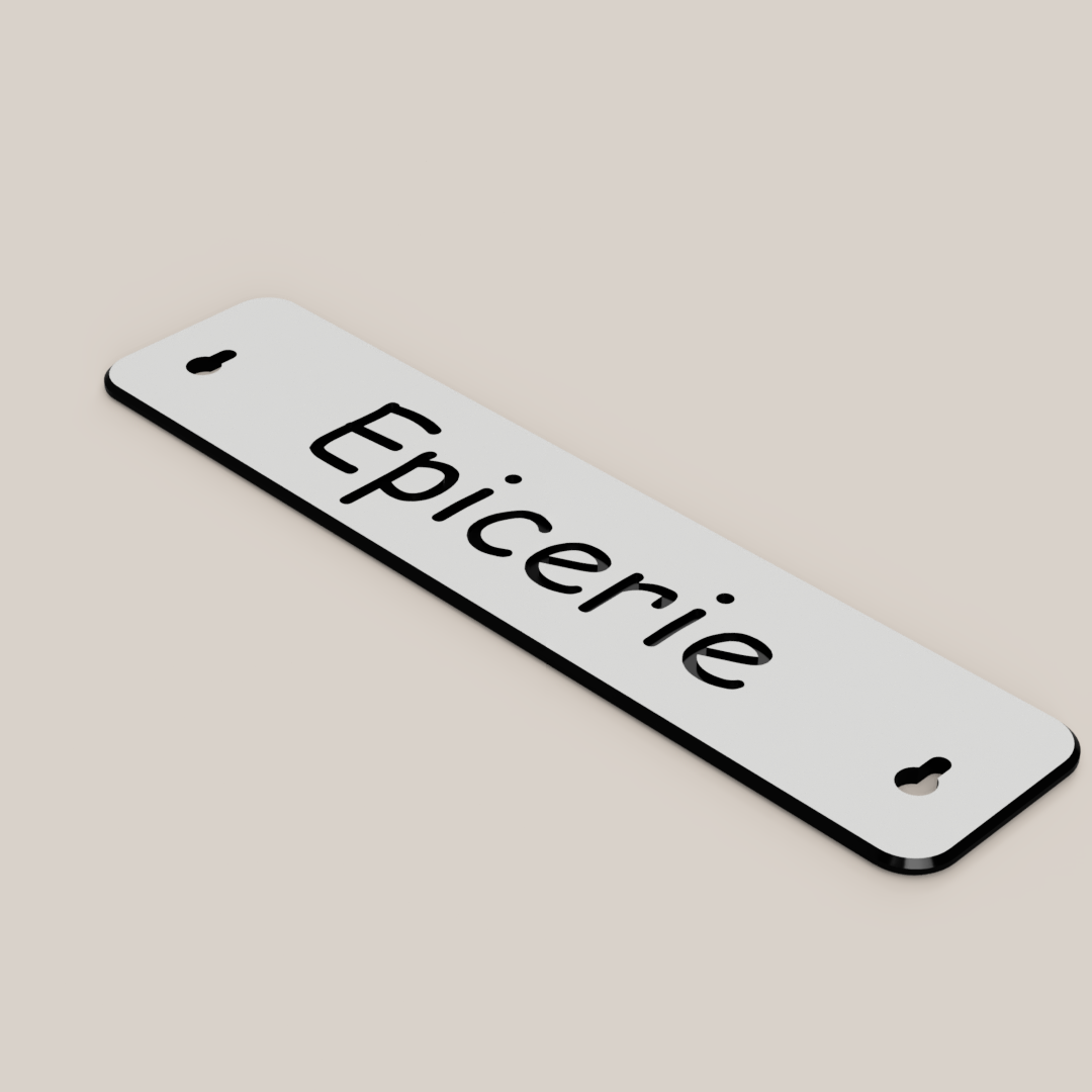 Enseigne épicerie